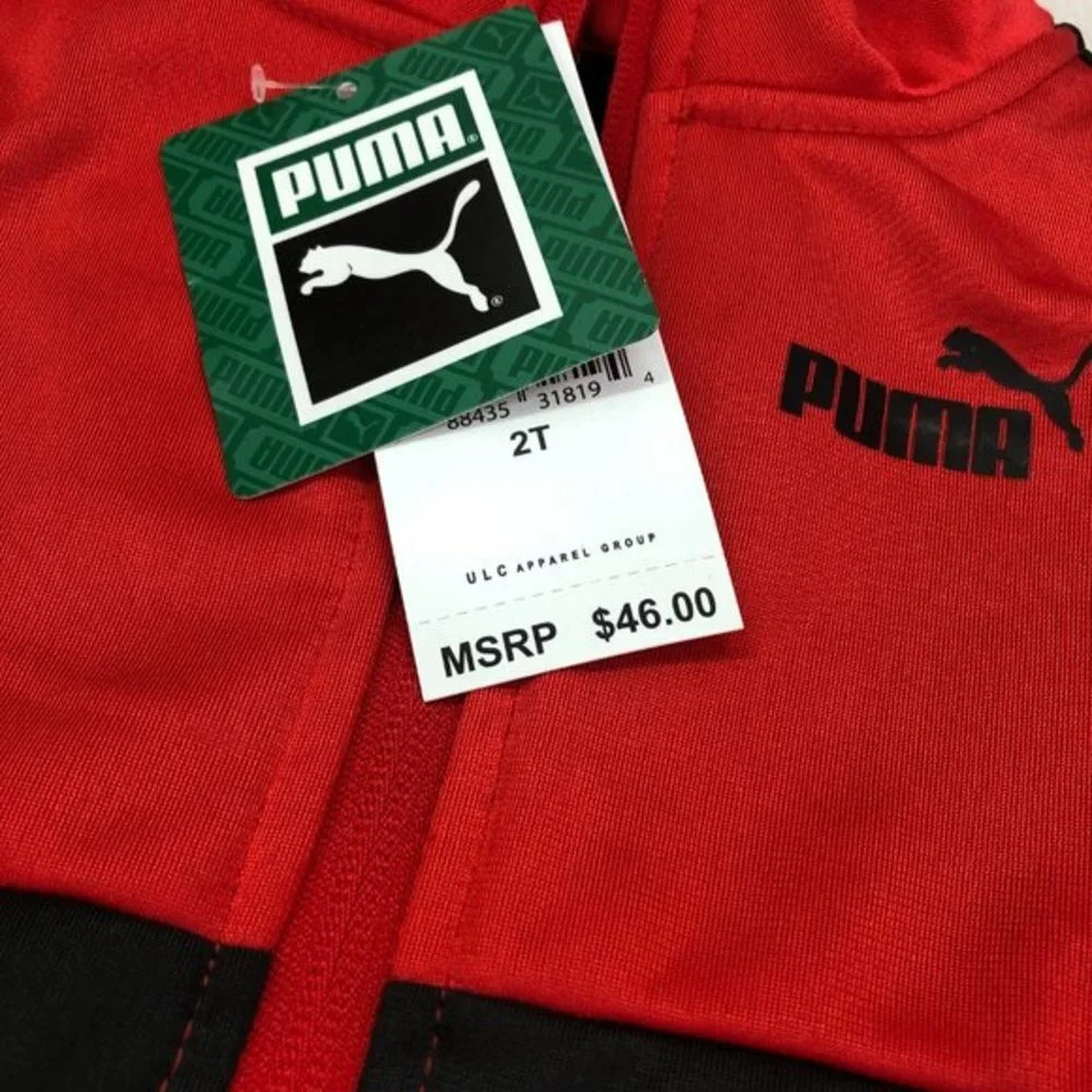 NWT puma boys jogger track suit sporty activewear Athleisure streetwear - Picture 4 of 7